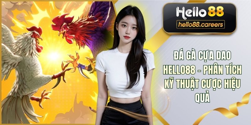 Đá Gà Cựa Dao HELLO88 - Phân Tích Kỹ Thuật Cược Hiệu Quả 1 Đá Gà Cựa Dao